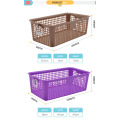 Durable rectangular plastic multipurpose storage baskets for gifts